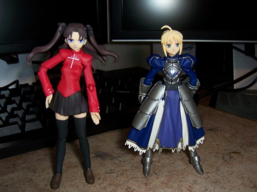 Picture 9 in [Rin Tohsaka and Saber Figmas]