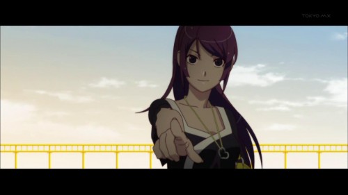 Picture 46 in [Bakemonogatari ends with a Hitagisome ending]