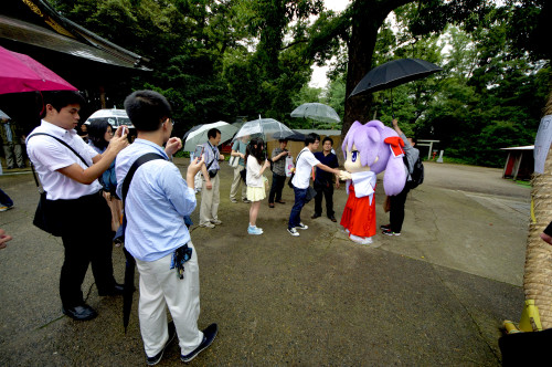 Picture 21 in [Kagami and Tsukasa's birthday at Washinomiya Shrine]